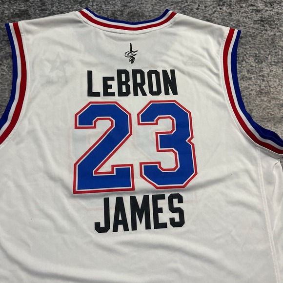 Lebron James NBA All-Star Game 2015 East Adidas Basketball Jersey Mens Large - Picture 6 of 12